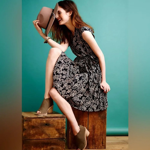 MAEVE by ANTHROPOLOGIE Noronha Wrap Dress - Picture 2 of 11